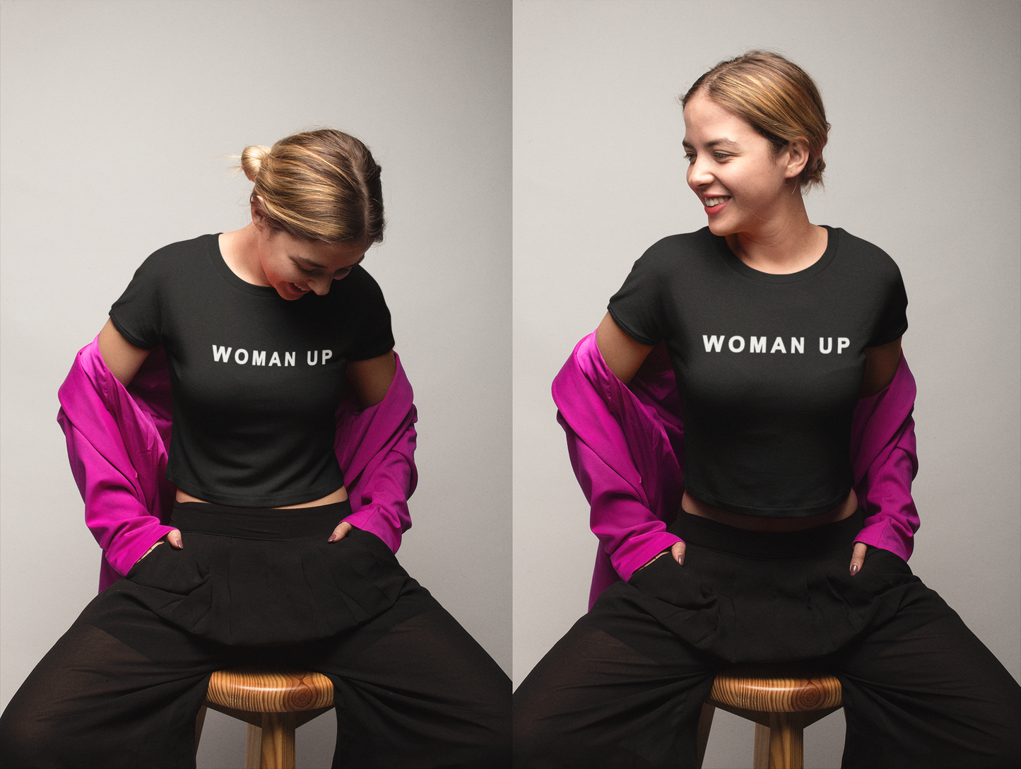 Woman Up Crop